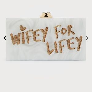 Sophia Webster wifey for lifey clutch